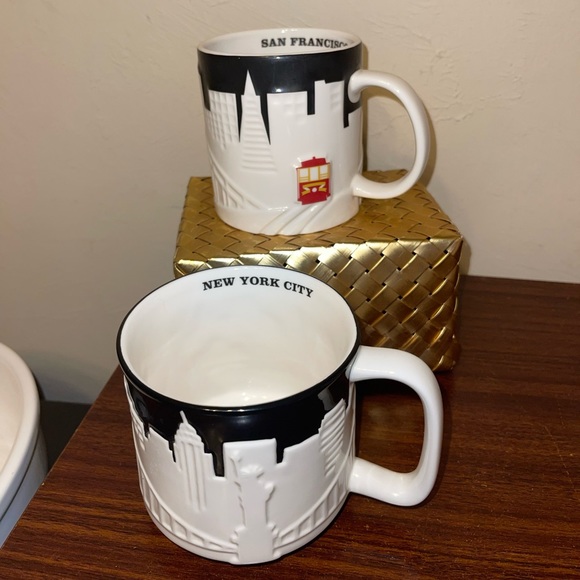 Starbucks 2012 City Relief Mugs x2